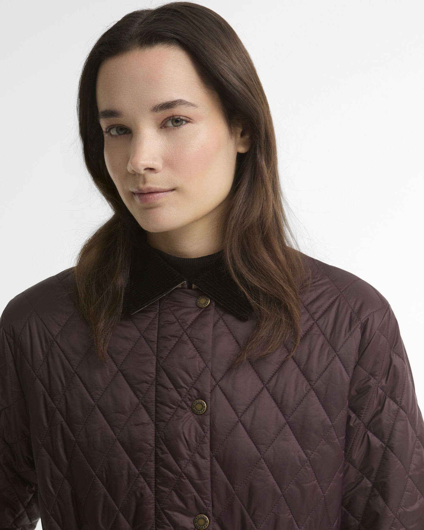Rosamund Quilted Jacket Fig/Muted