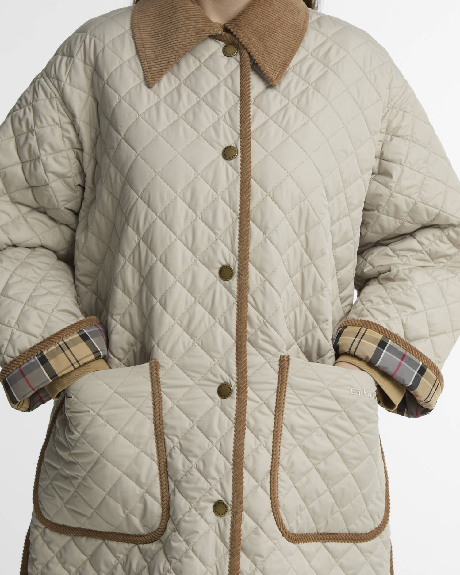 Carly Quilted Jacket Mist/Dress image number 3