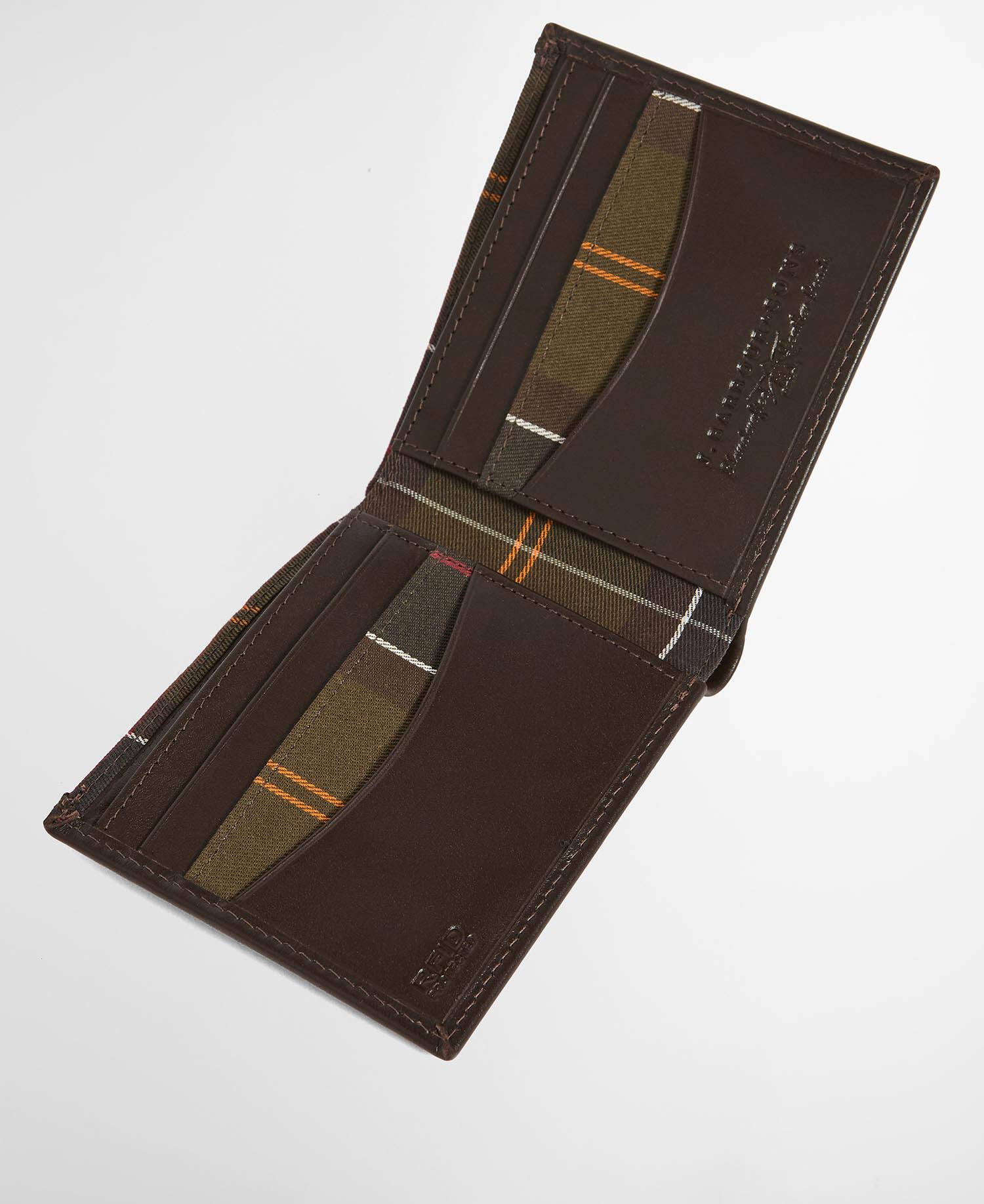 Portafoglio a libro in pelle Brodick Brown/Classic image number 1