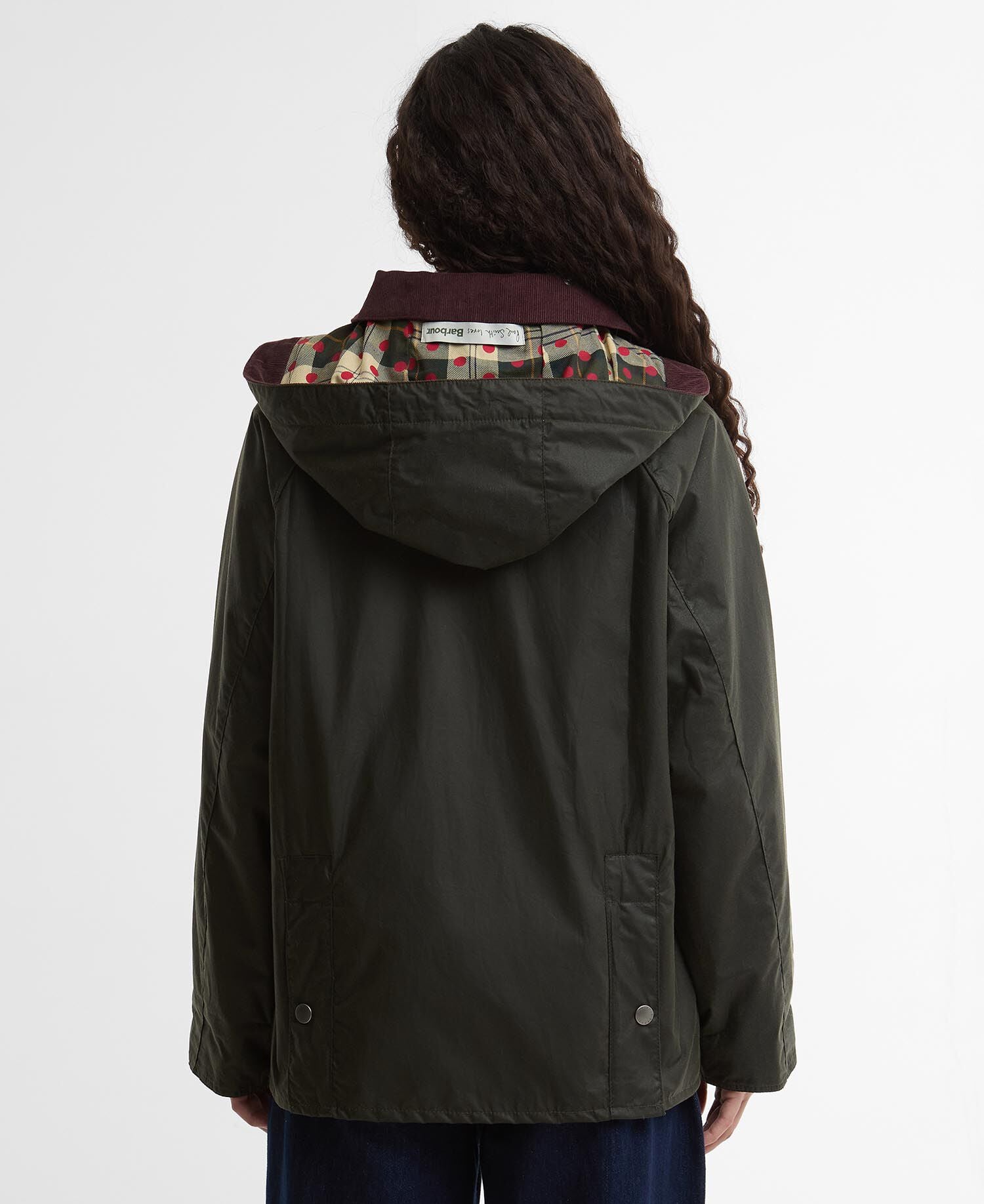 Paul Smith Loves Barbour Damen Wachsjacke Bedale Archive Olive/ Ancient/Winterberry