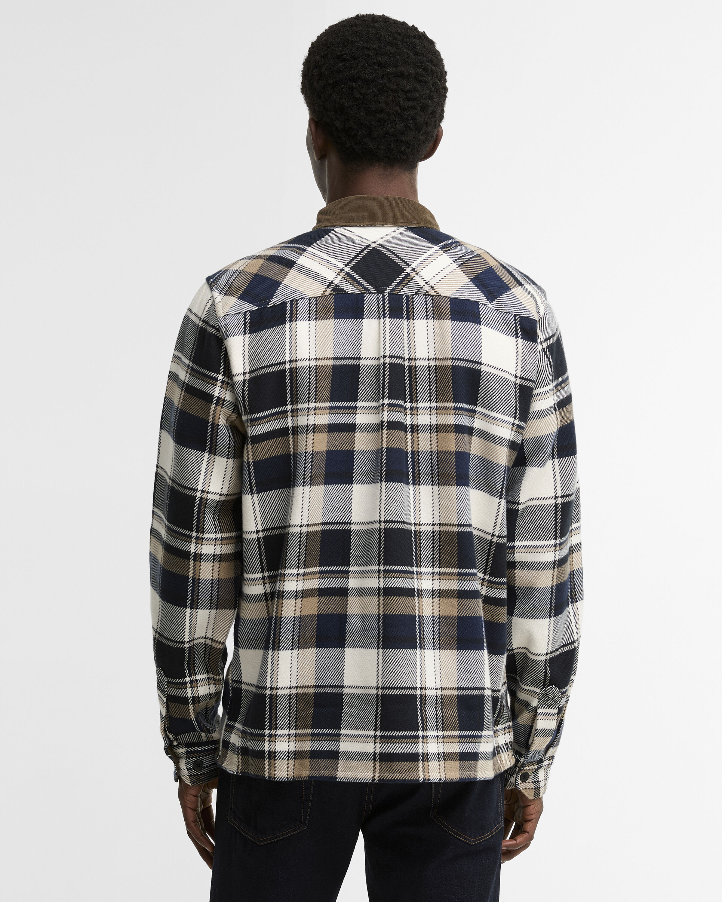 Grasmoor Relaxed Long-Sleeved Shirt Navy