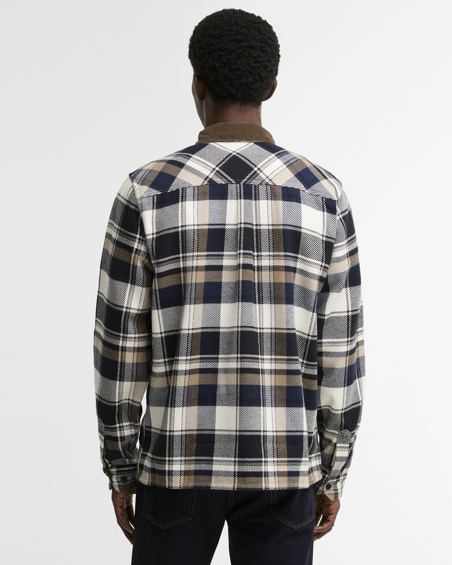 Grasmoor Relaxed Long-Sleeved Shirt Navy image number 2