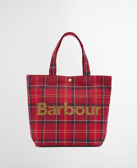Mini Telfield Tartan Tote Cardinal Tartan