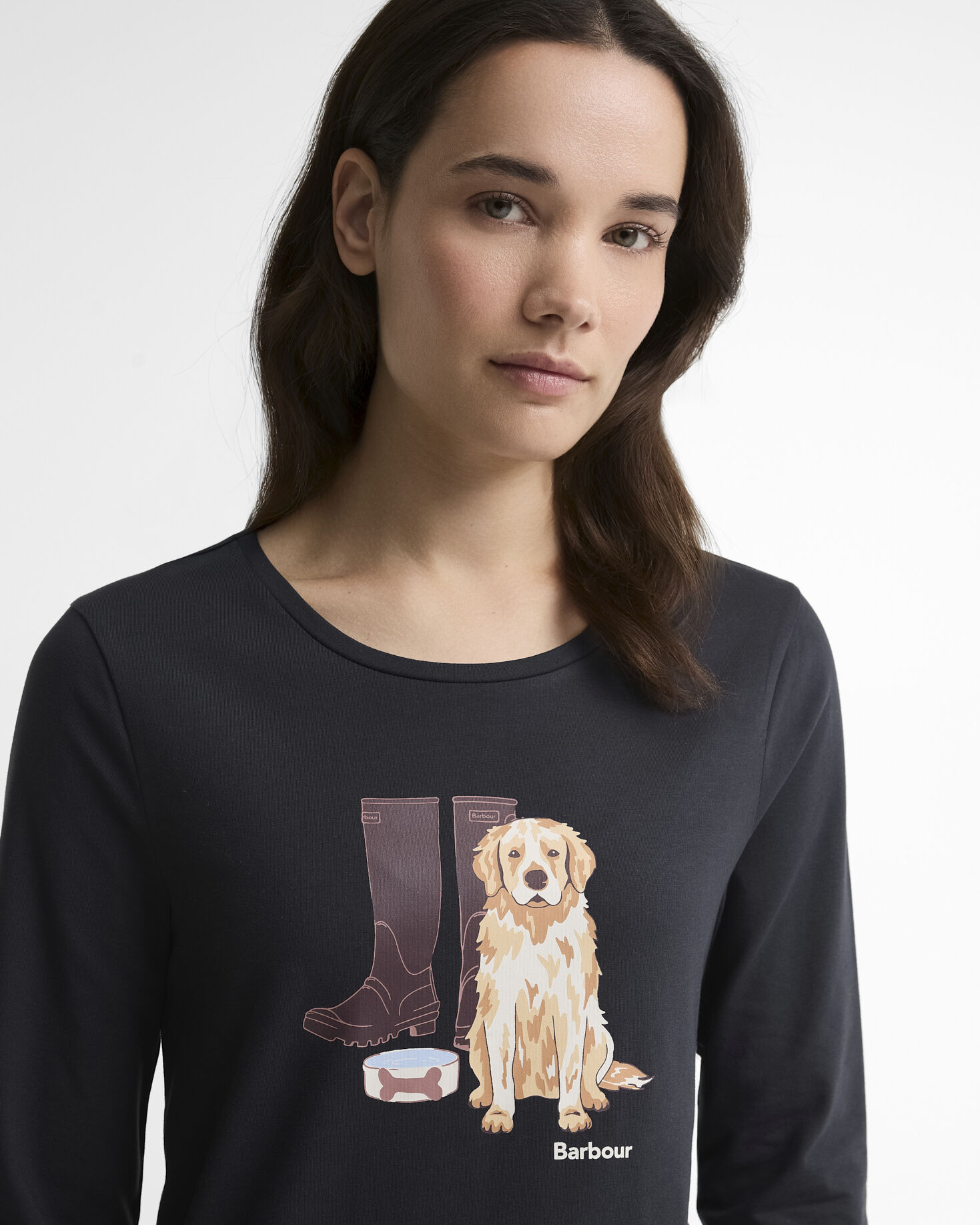 Hedley Long-Sleeved T-Shirt Dark Navy