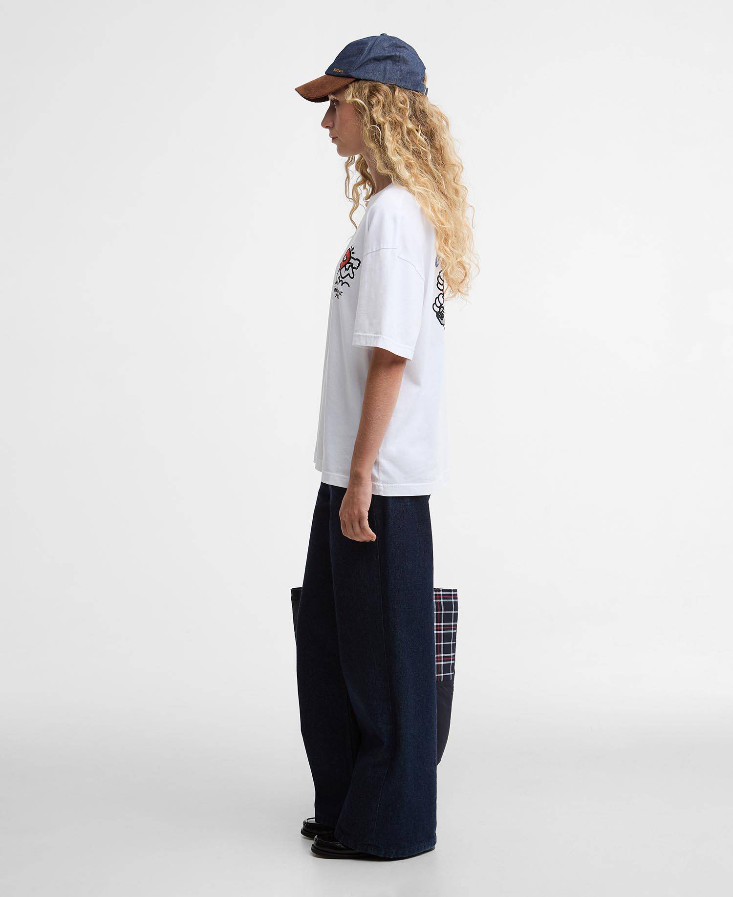 Barbour x Mul Tyne Oversized T-Shirt White image number 1