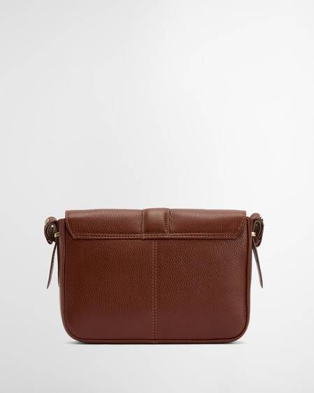 Rosa Leather Crossbody Bag Brown