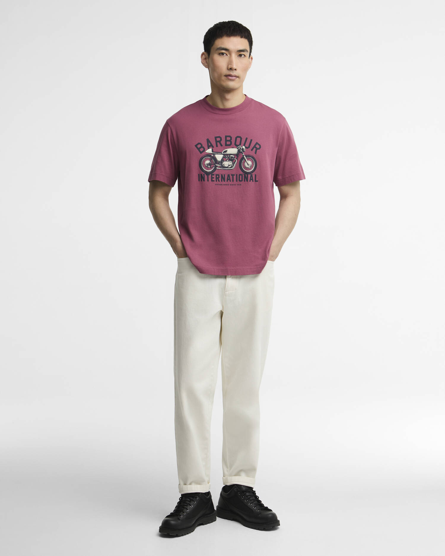 T-Shirt Eric Graphic Maroon image number 1