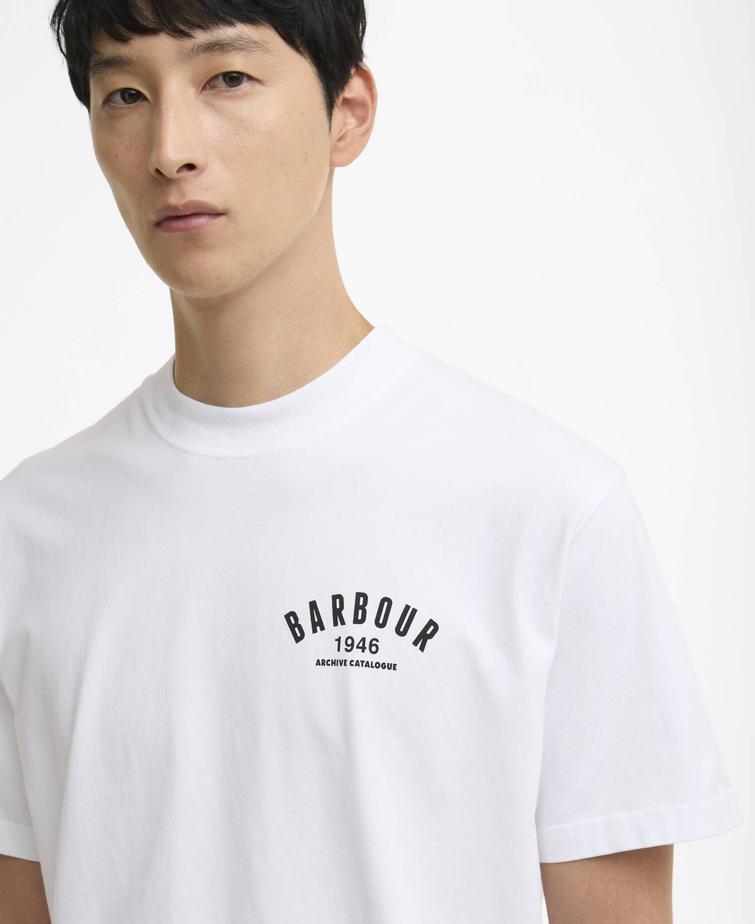 T-shirt oversize con stampa 1946 White image number 3