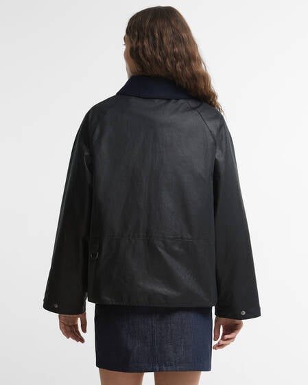 Barbour x A.P.C. Spey Waxed Jacket Dark Navy