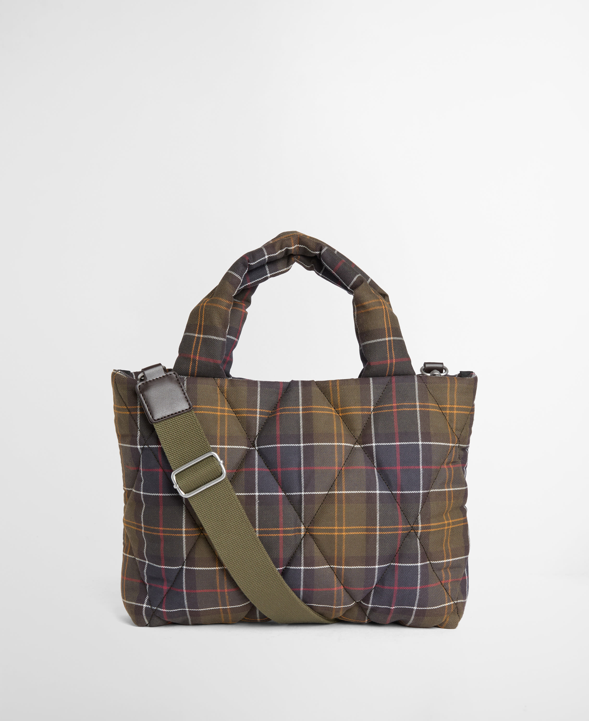 Barbour x A.P.C. Tartan Quilted Crossbody Bag Classic Tartan