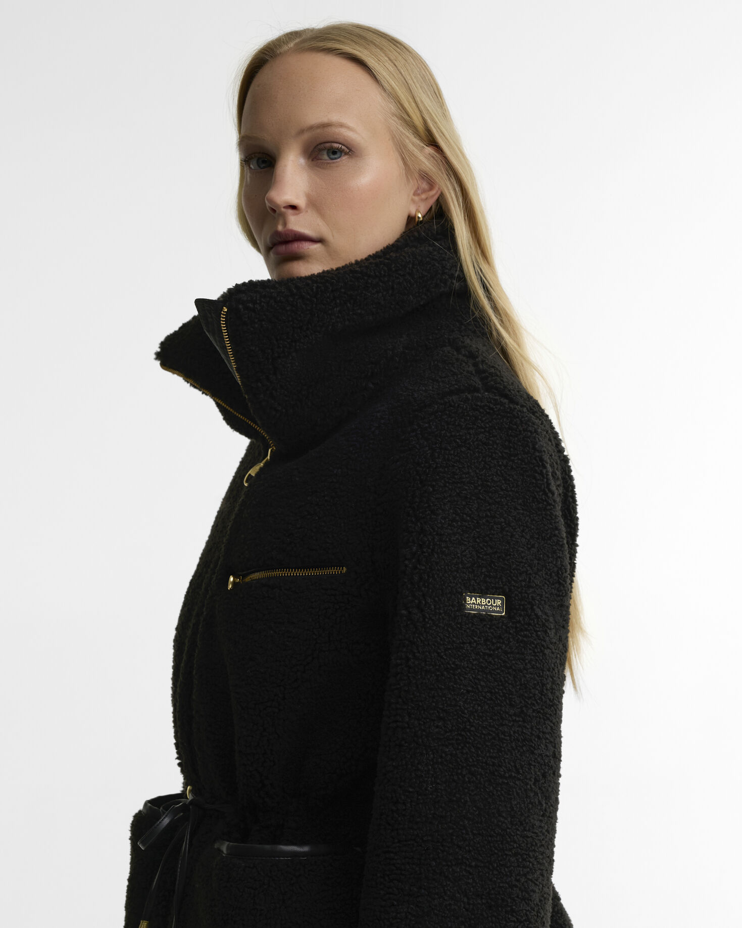 Giacca in pile Kemora Black