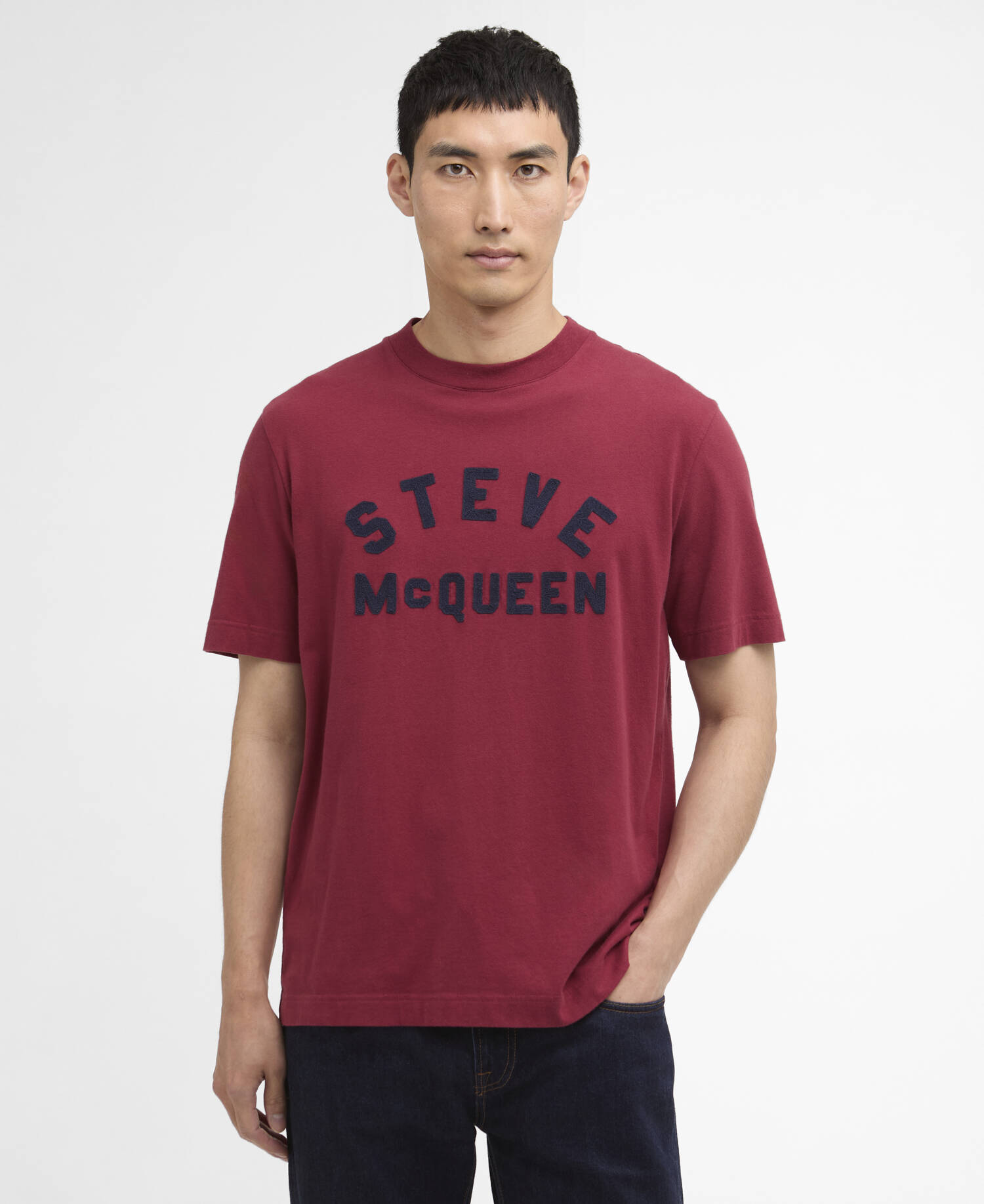 T-shirt McQueen Chain Ruby Wine image number 0