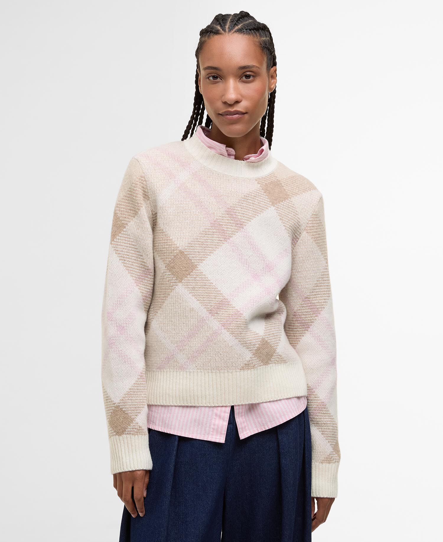 Strickpullover Sara Rundhalsausschnitt Multi