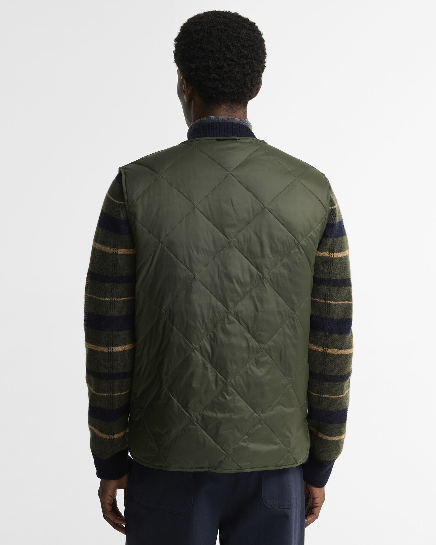 Gilet reversibile in piuma leggera e tartan Classic Tartan