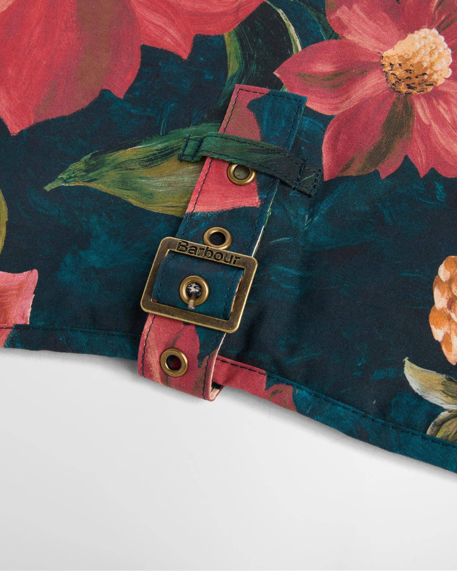 Barbour FARM Rio Wild Flower Dog Coat Navy Wildflower image number 3