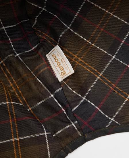 Arlene Waxed Headscarf Classic Tartan