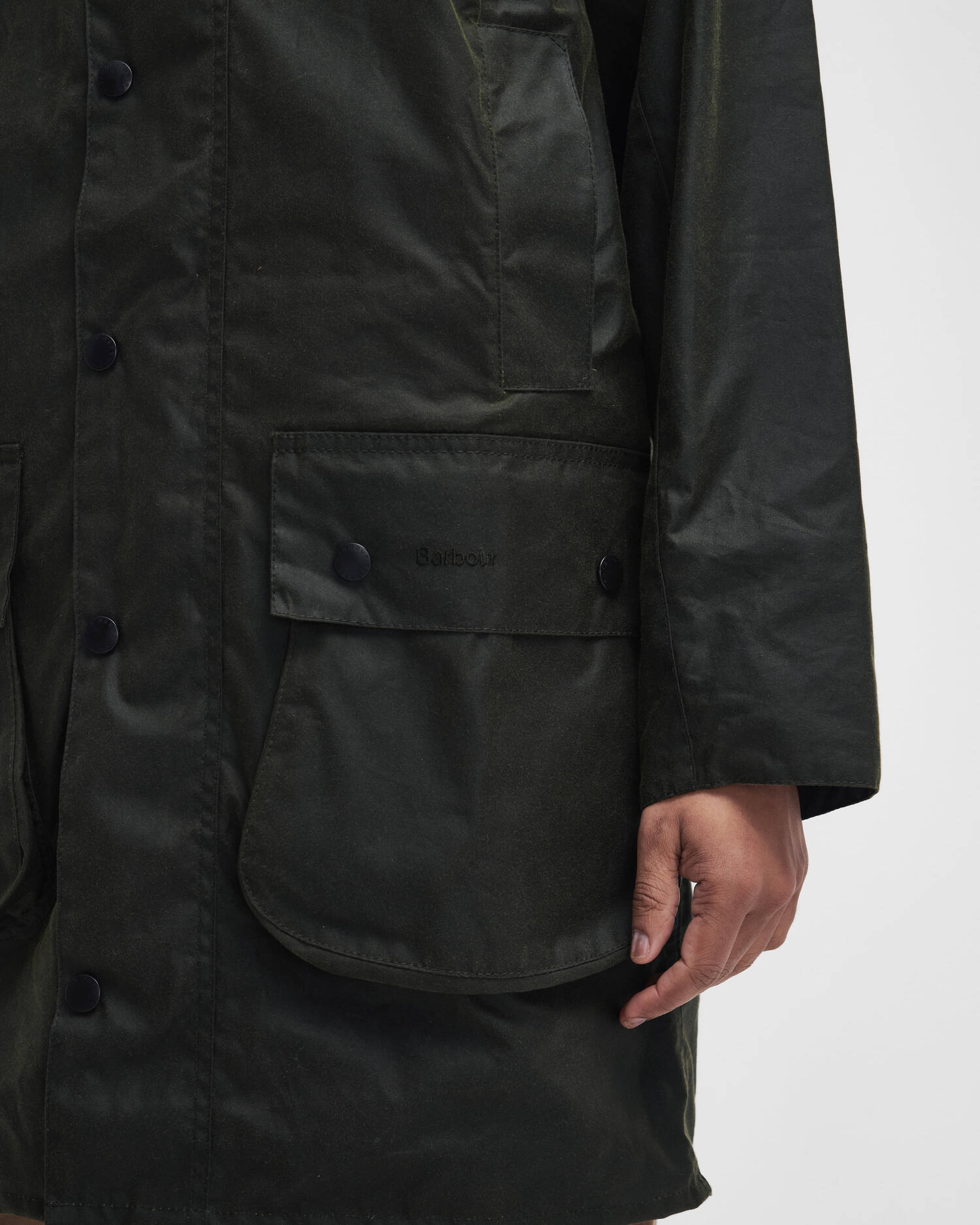 Border&reg; Waxed Jacket Sage image number 5