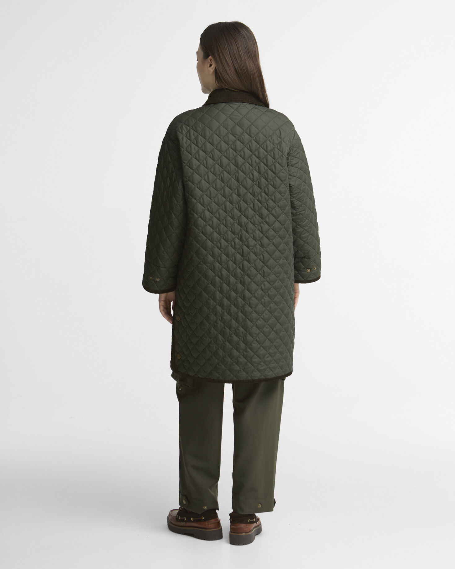 Barbour Steppjacke Carly Sage/Ancient
