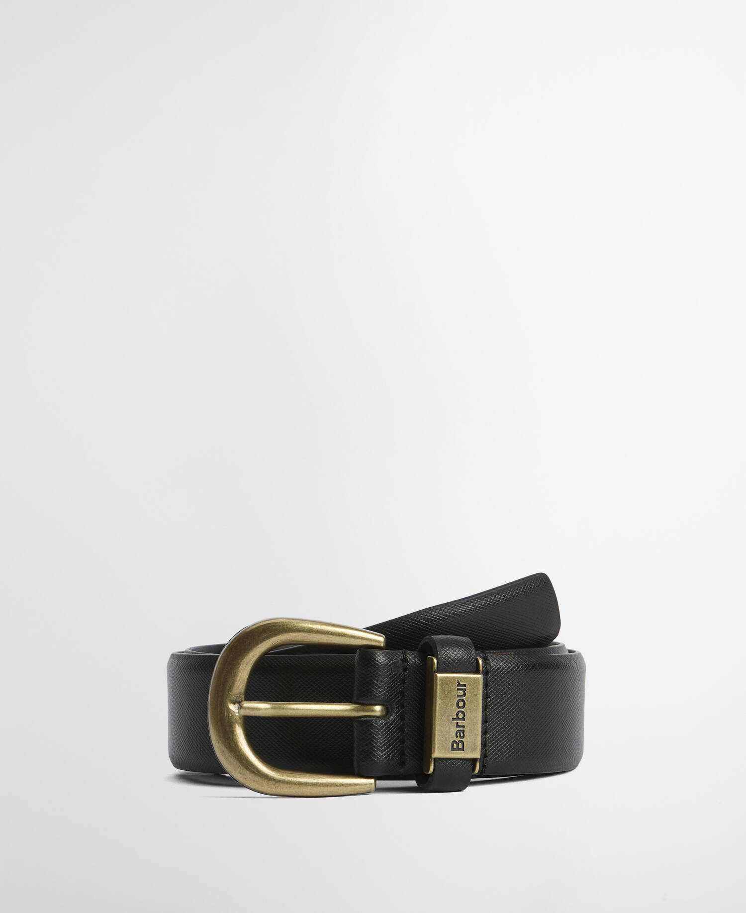Clyde Leather Belt Saffiano Black image number 0