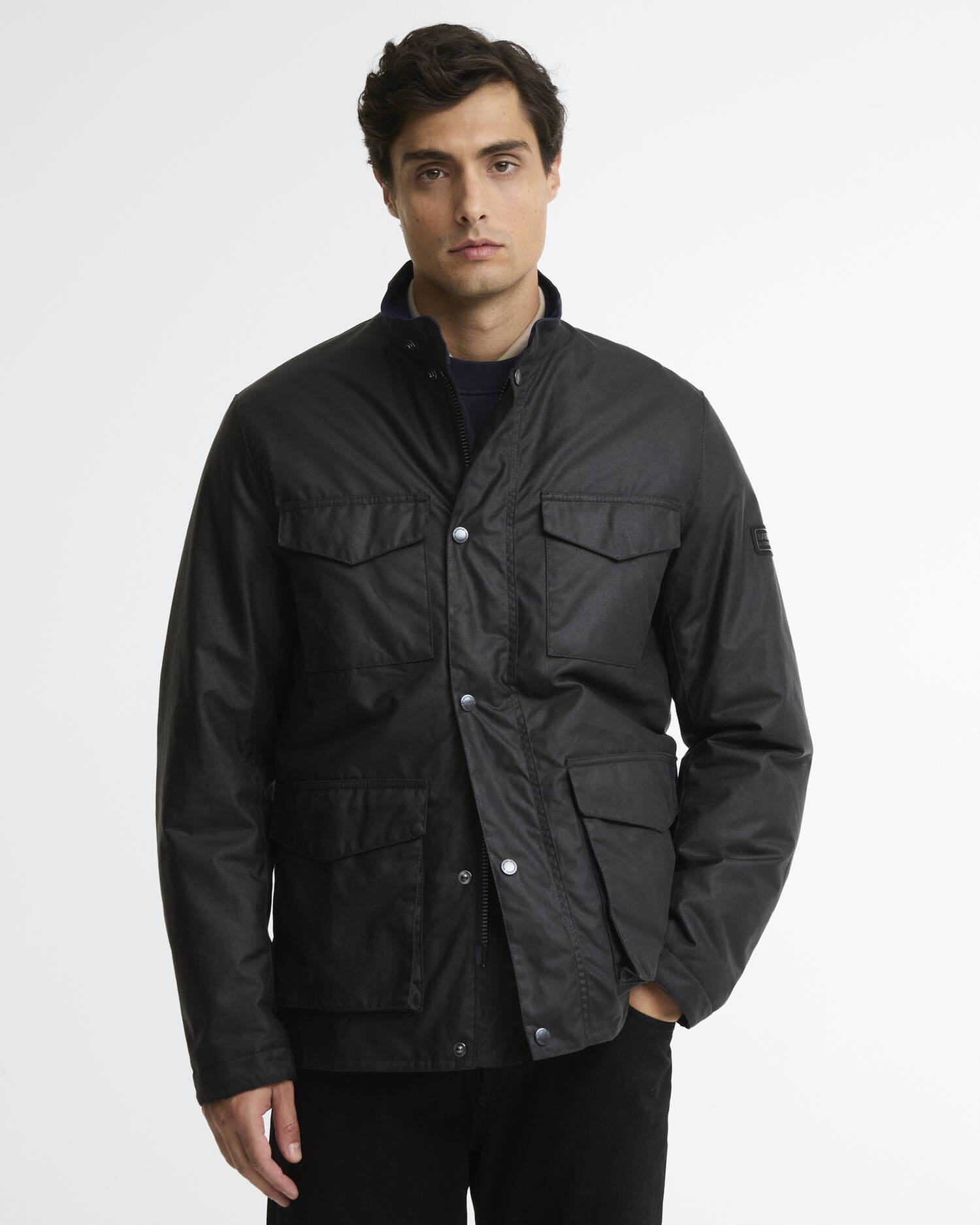 Giacca cerata Milford Dark Navy image number 0