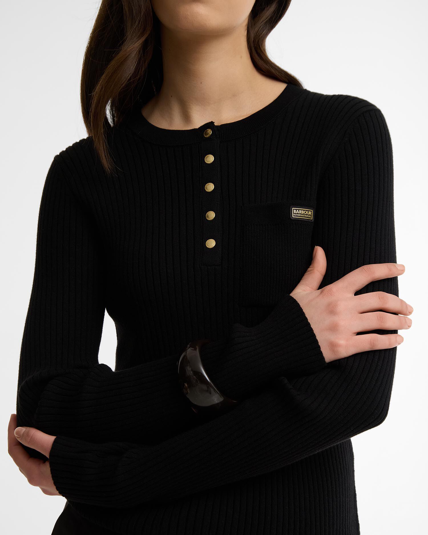 Maglione a coste Kyla Black