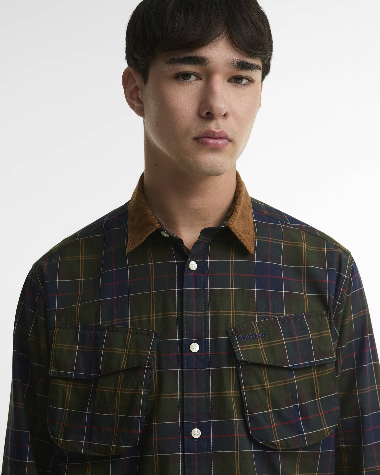 Jungle Tartan Oversized Long-Sleeved Shirt Classic Tartan image number 3