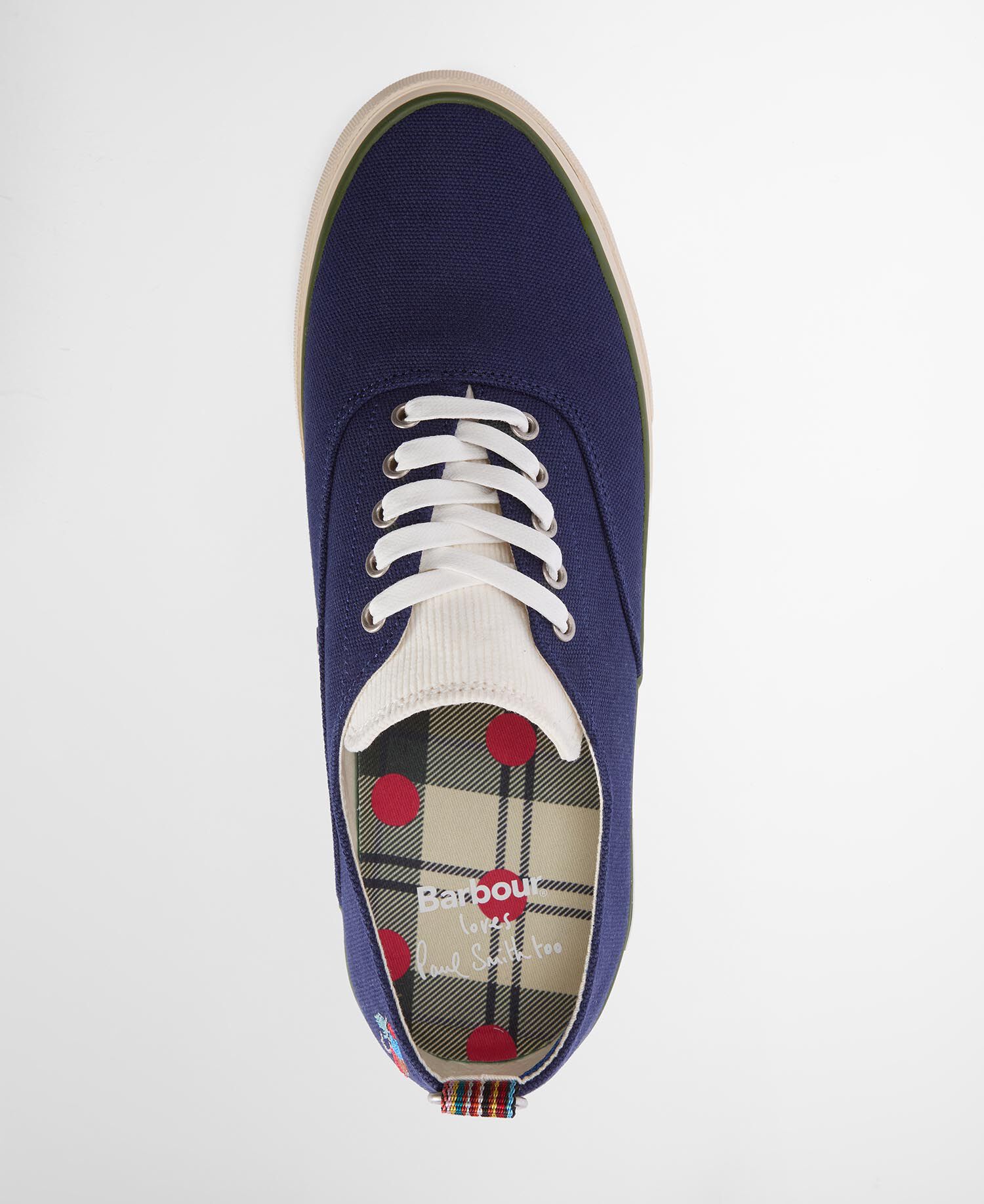 Paul Smith Loves Barbour Men's Plimsolls Dark Navy