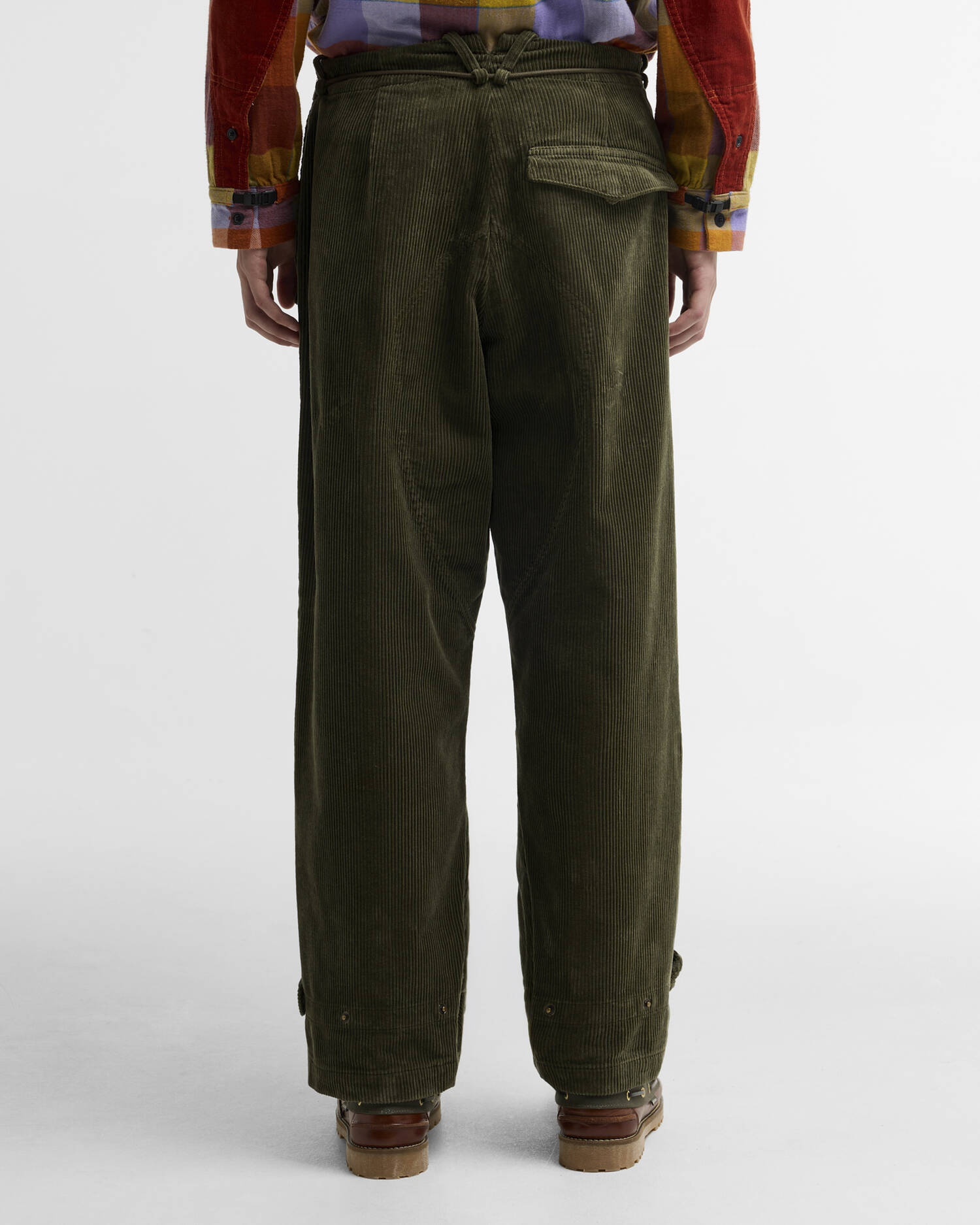 Barbour x Norbit Oversized Cord Trousers Navy image number 2
