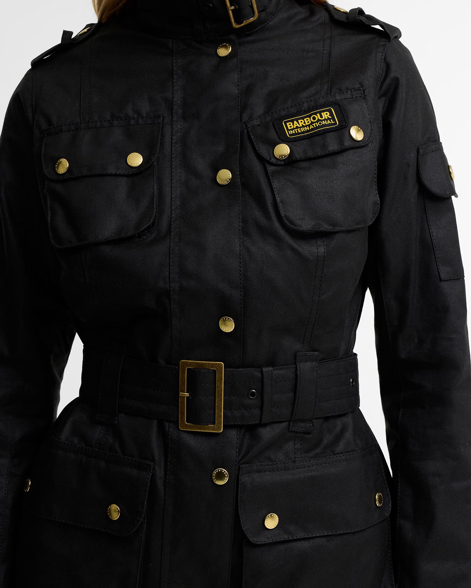 Ladies' International Waxed Jacket Classic Black