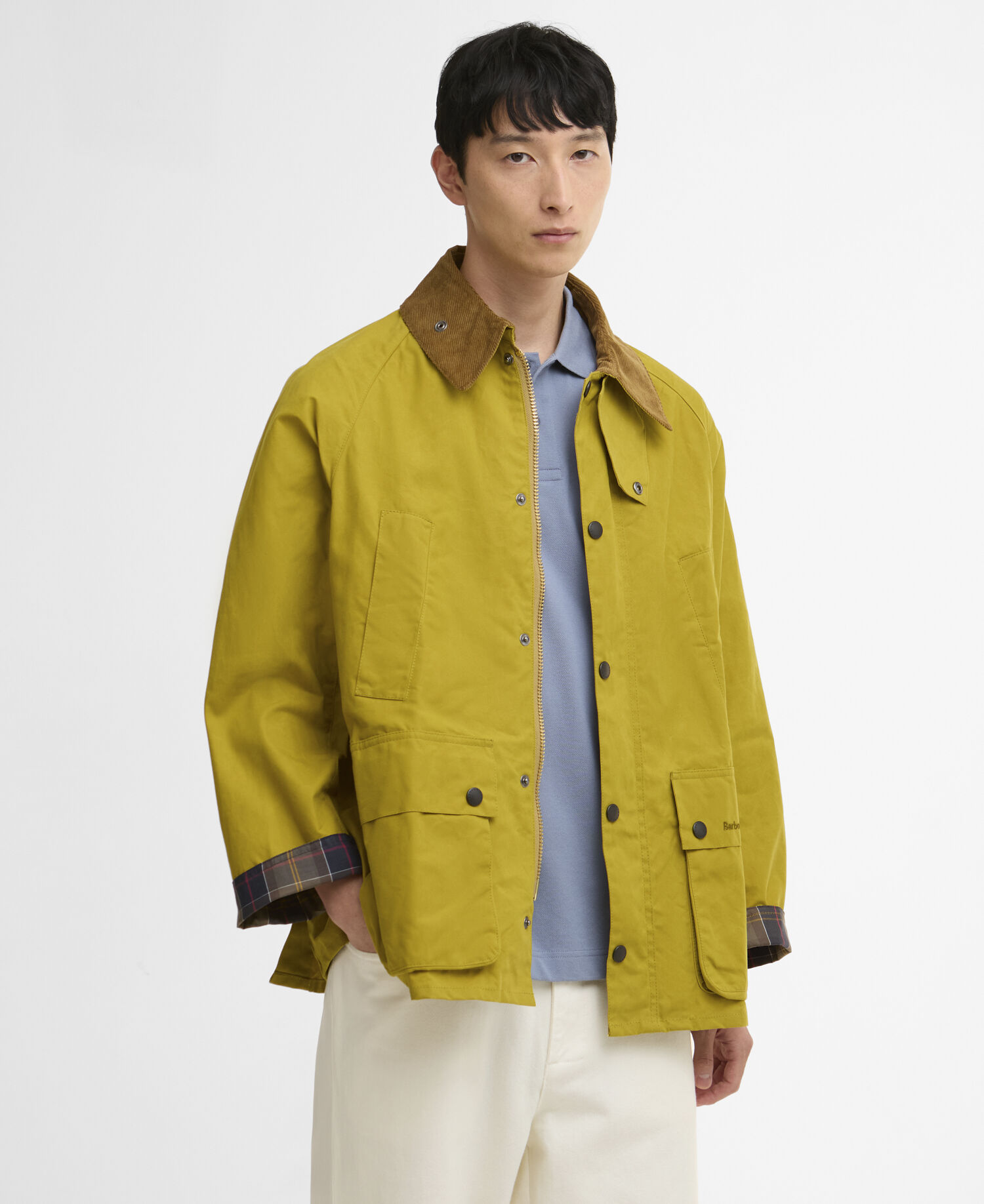 Freizeitjacke Oversized Bedale Olivine