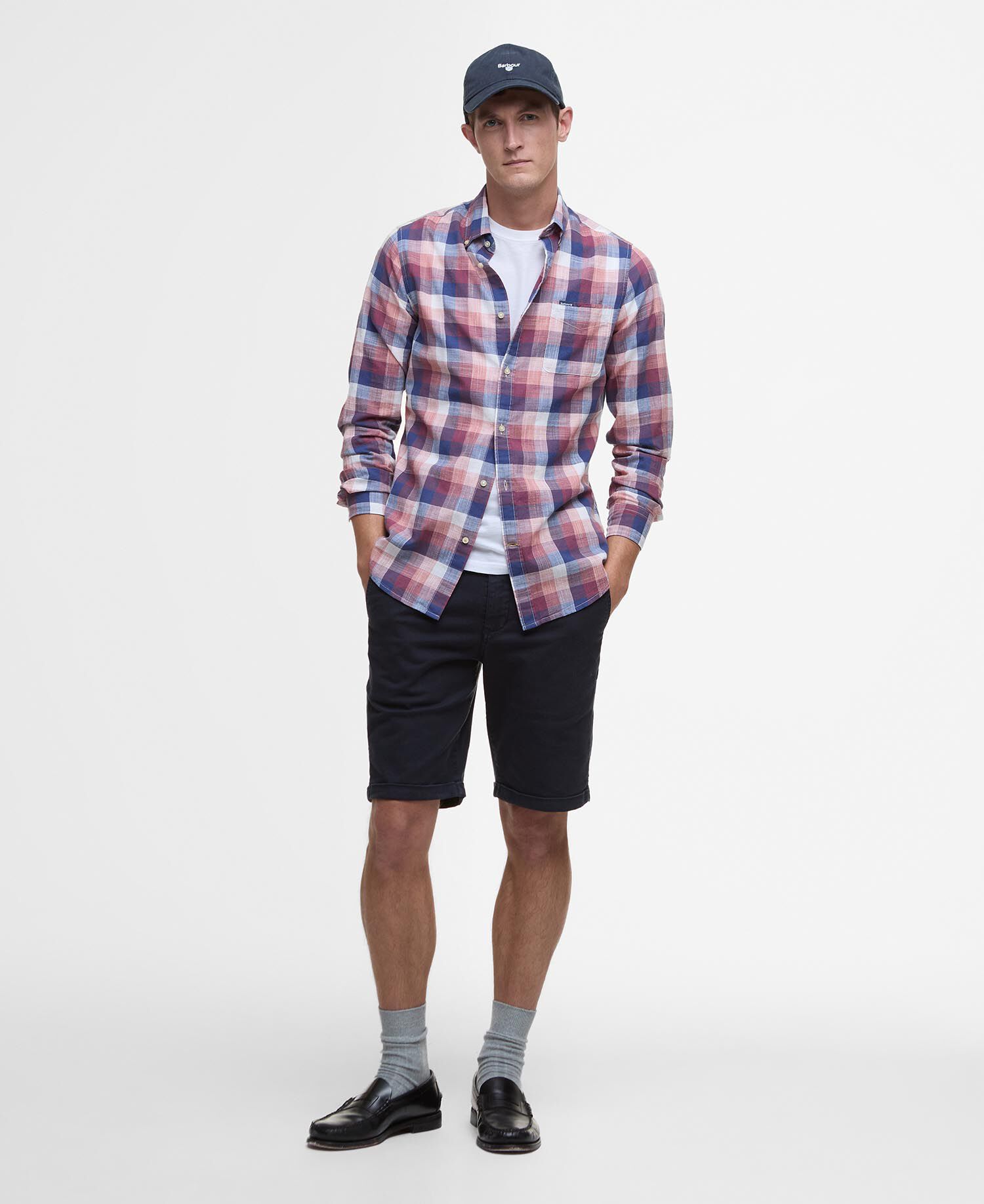 Hillroad Tailored Long-Sleeved Shirt Red Spice