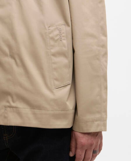 Short Rokig Waterproof Jacket Washed Stone/Highland Loch
