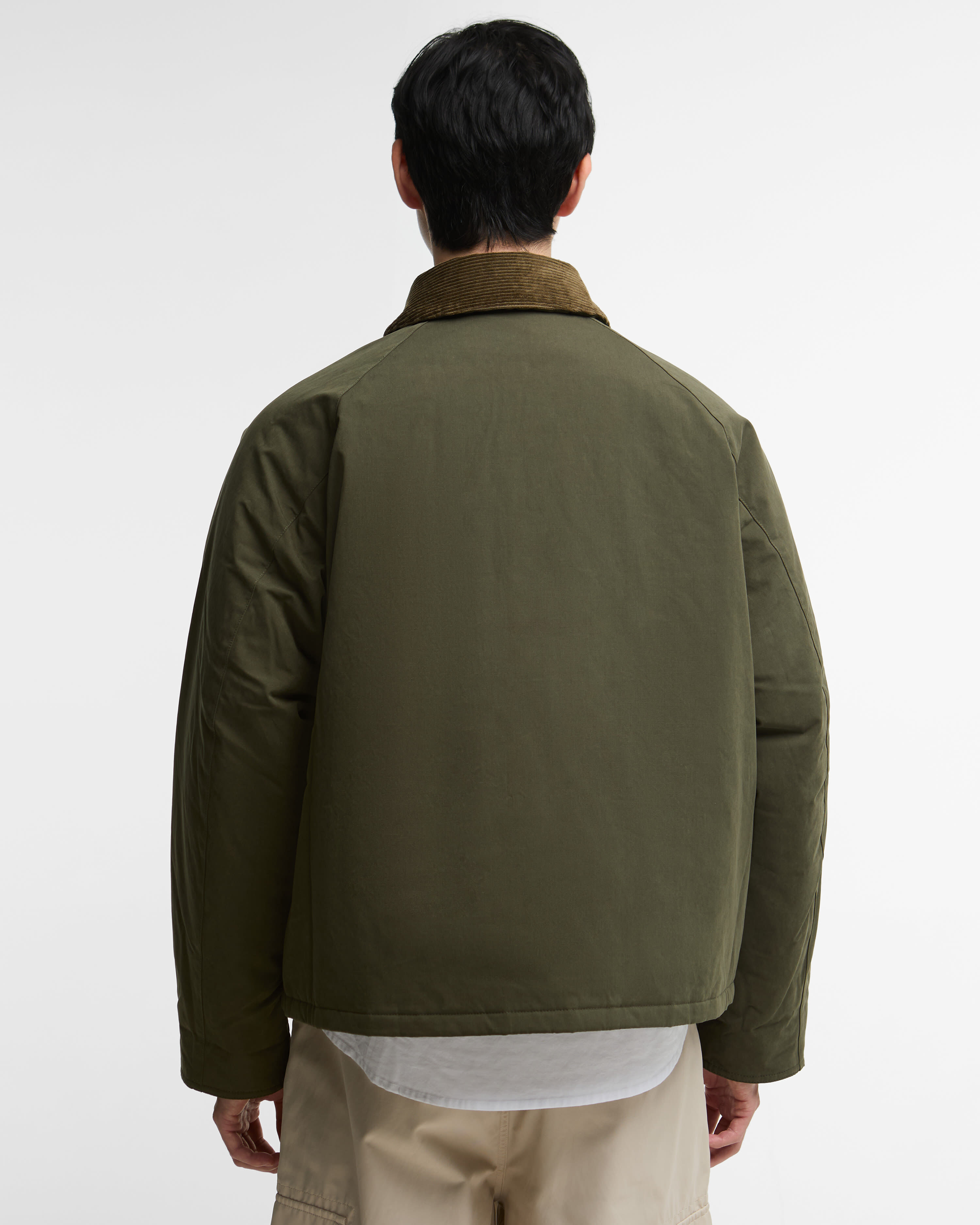 Oversized Padded Transport Jacket Olive