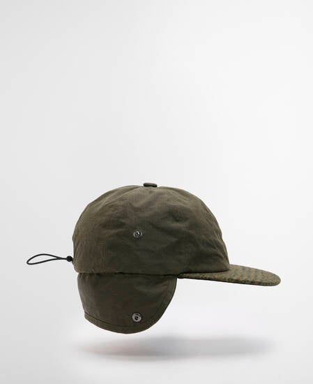 Barbour x Norbit Waxed Carpenter Cap Archive Olive