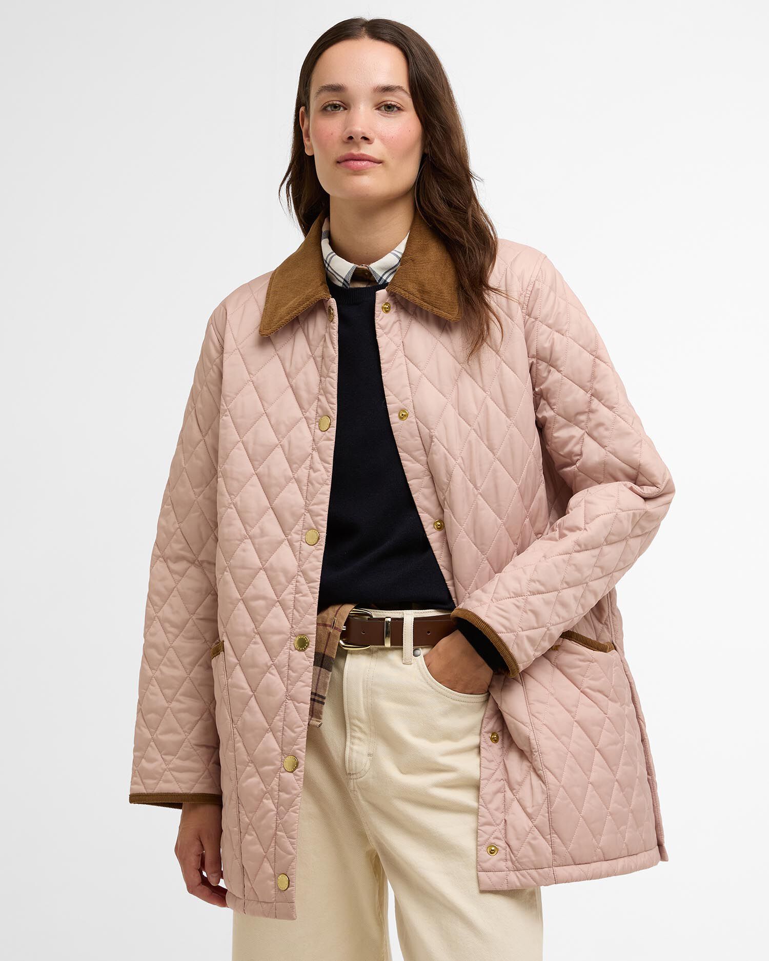 Icons Modern Liddesdale Quilted Jacket Gardenia/Dress/Beige