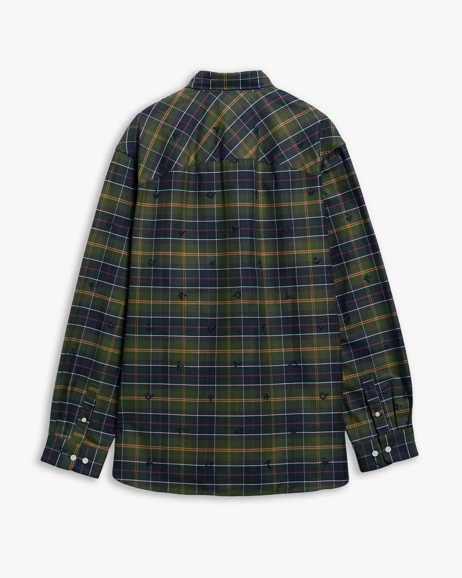 Barbour x A.P.C. Hemd Monogram Tartan Classic Tartan image number 5