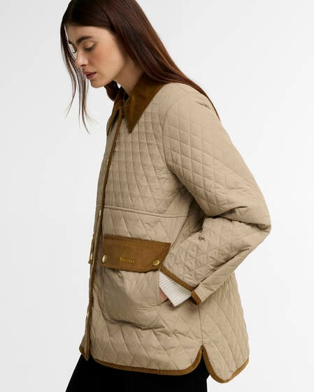 Whickham Quilted Jacket Lt Trench/Ancient