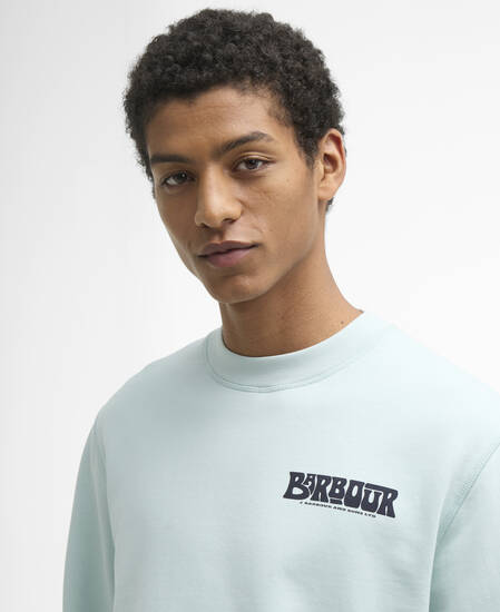 Pullover Livingstone Rundhalsausschnitt Mint Blue