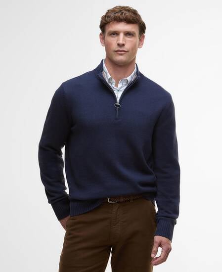 Kelson Quarter-Zip Jumper Navy