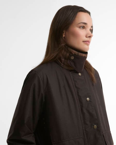 Modern Border Waxed Jacket Rustic/Muted