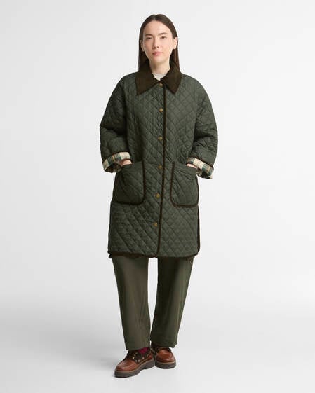 Barbour Steppjacke Carly Sage/Ancient