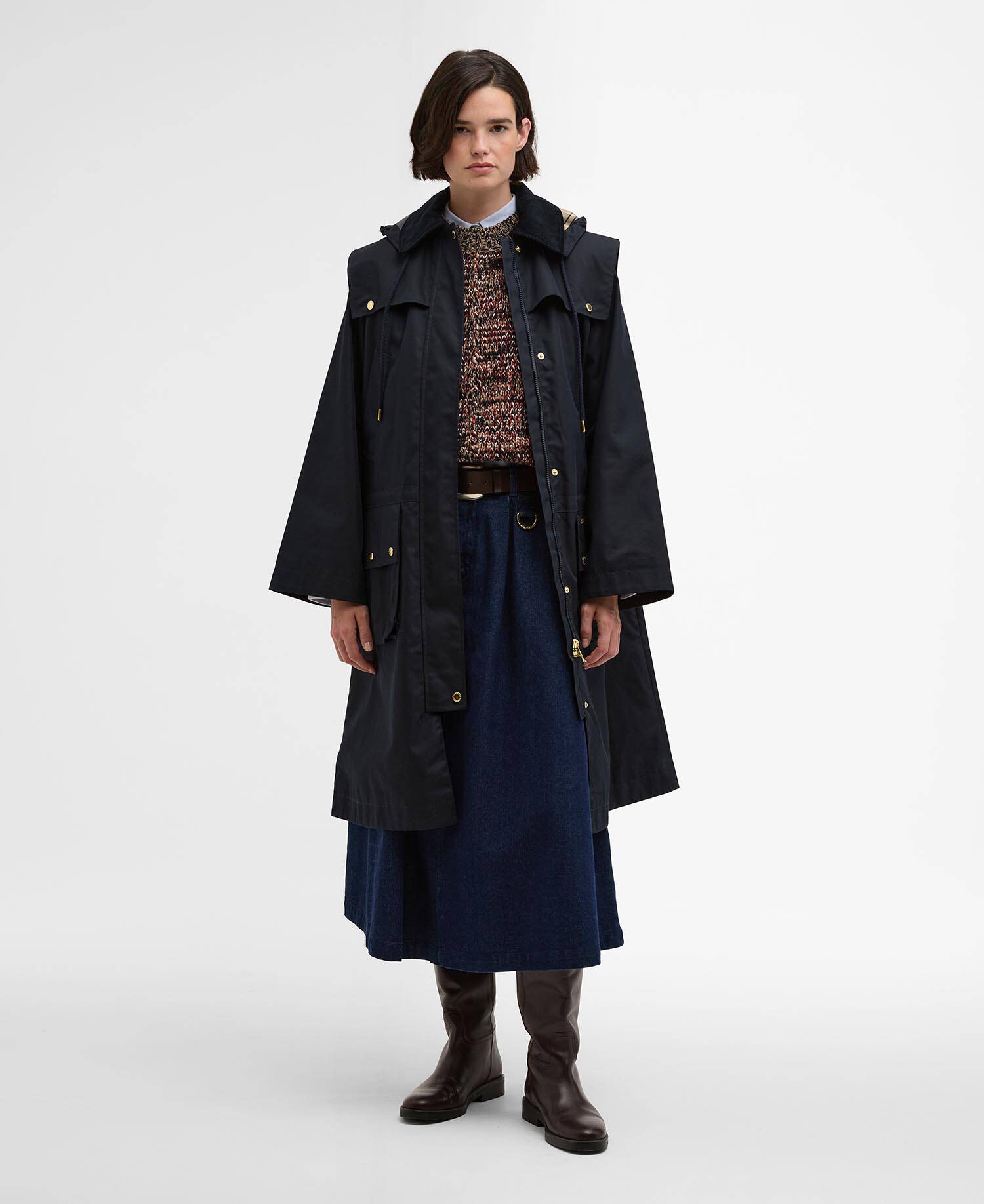 Jacke Bilsdale Showerproof Dark Navy/Dress Tartan image number 0