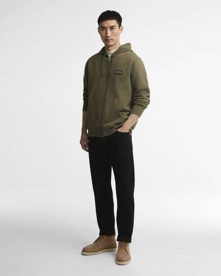 Hoodie Pull Graphic Mid Olive