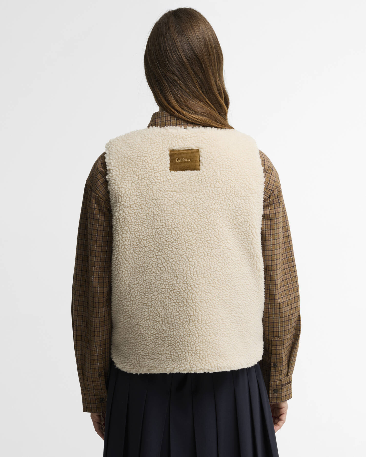Bowes Fleece Gilet Ecru image number 2