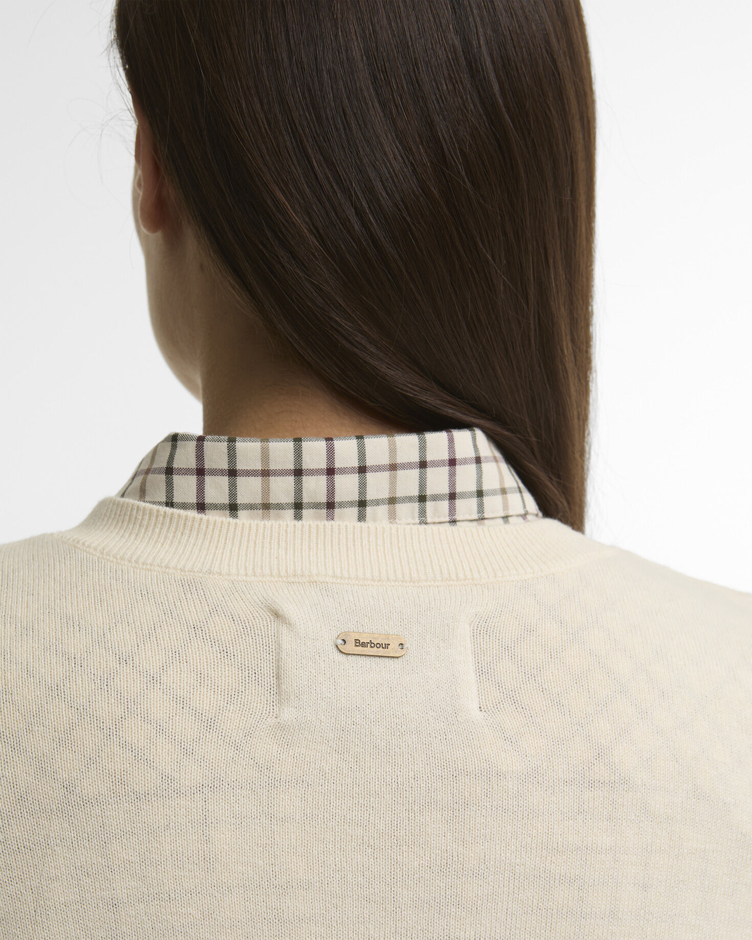 Pullover Homeswood Rundhalsausschnitt Ecru