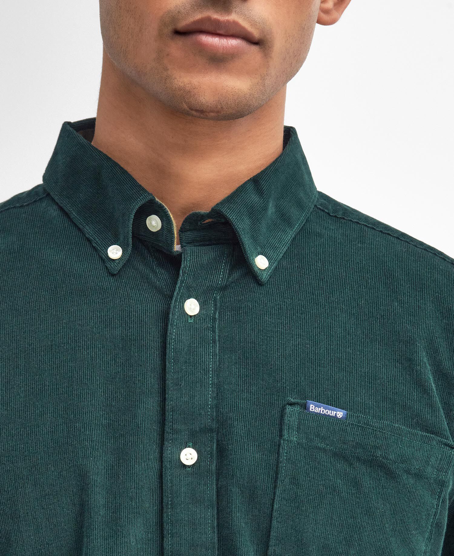 Ramsey Tailored Long-Sleeved Shirt Seaweed