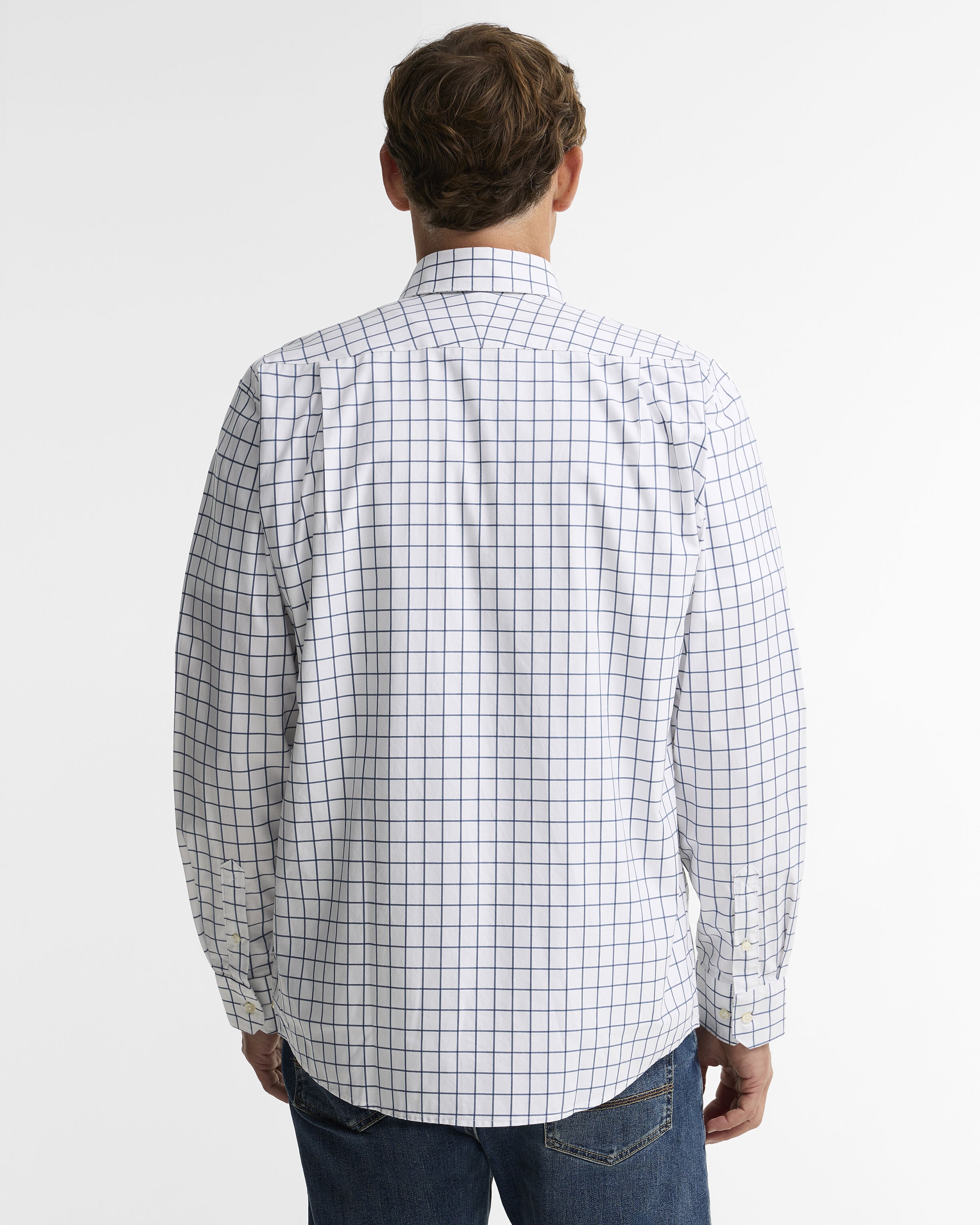 Hanstead Country Active Regular Long-Sleeved Shirt Classic Blue
