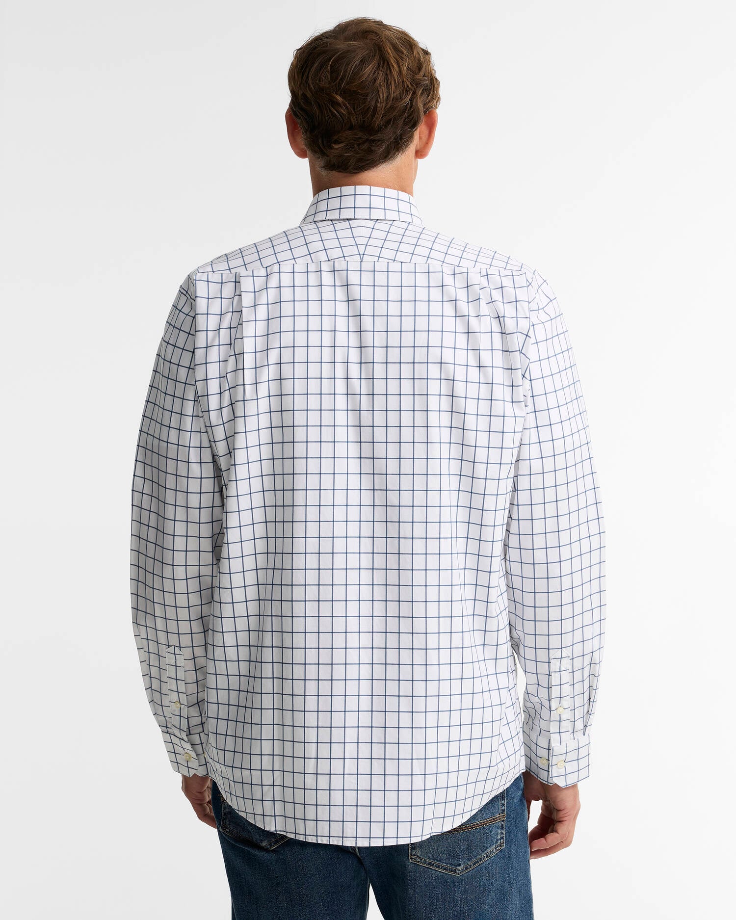 Hanstead Country Active Regular Long-Sleeved Shirt Classic Blue image number 2