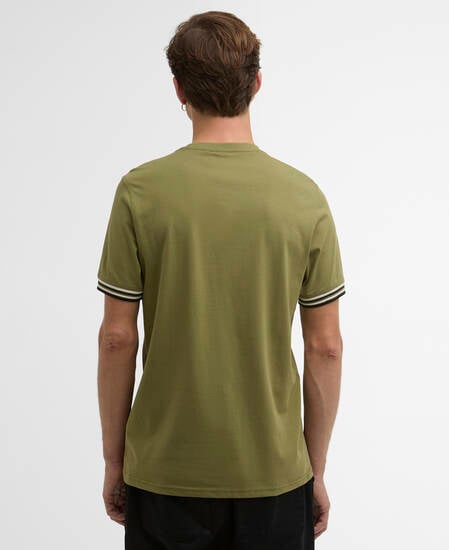 T-Shirt Burnwood Tipped Cuff Burnt Olive