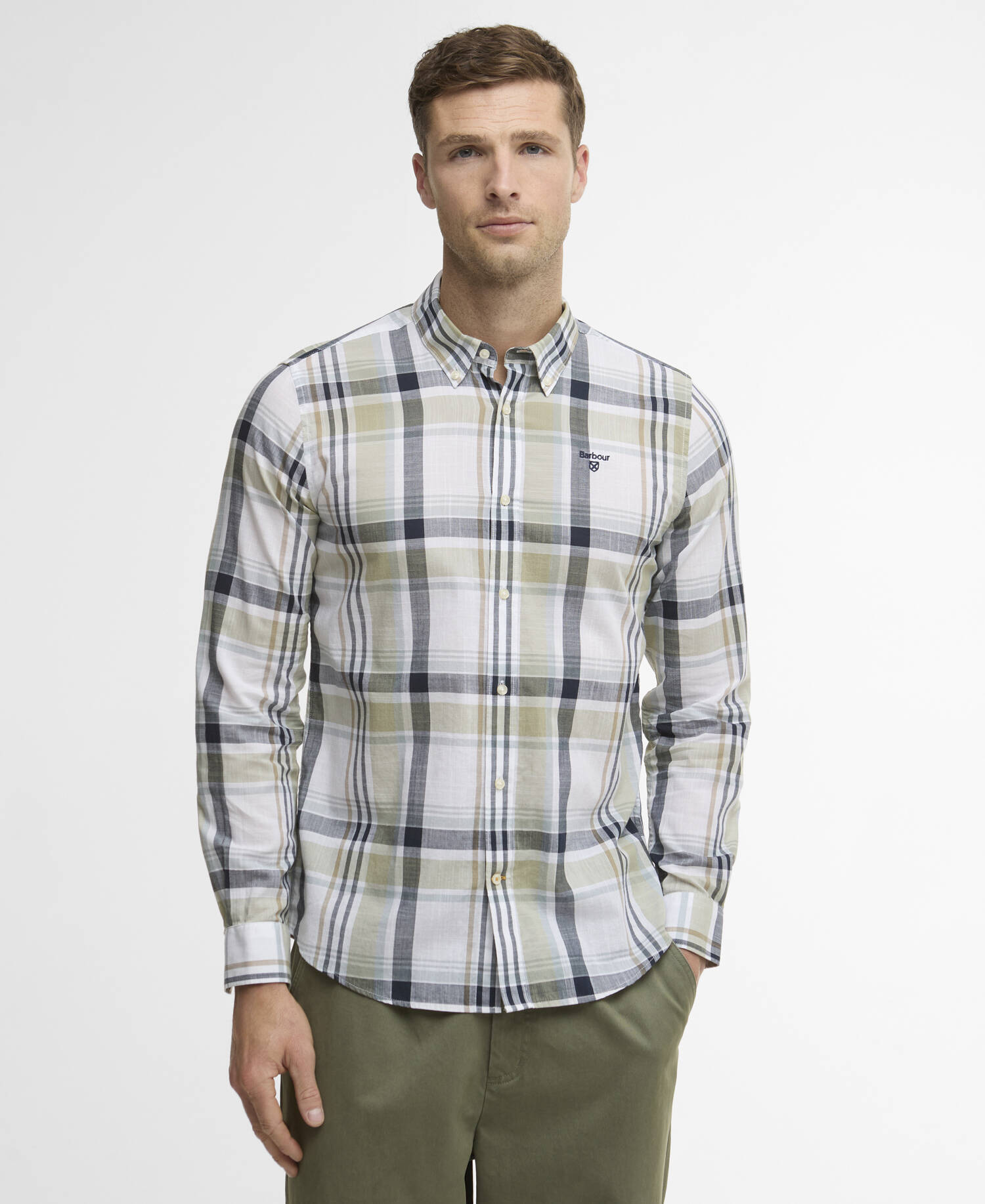 Kidd Tailored Long-Sleeved Shirt Laurel Green image number 0
